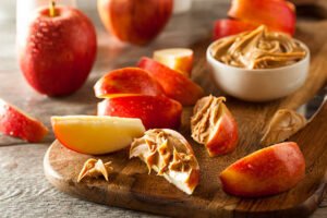 Read more about the article A snack consisting of Apples and Peanut Butter.